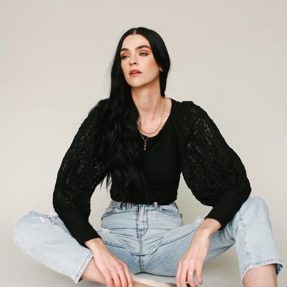 NWT Free People Tea Time Top in Plumeria/Pink - Picture 10 of 12